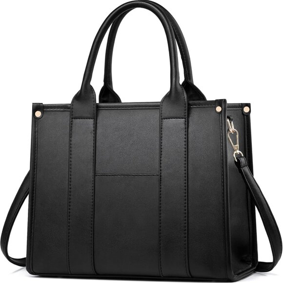 Women Tote Bag PU Leather Large Capacity Crossbody Shoulder Handbag - Picture 1 of 8